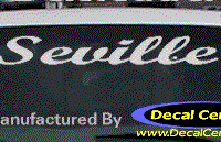DC08547 Cadillac Seville Decal 