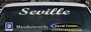 DC08547 Cadillac Seville Decal
