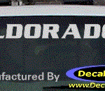 DC08549 Cadillac Eldorado Decal