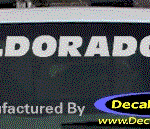 DC08550 Cadillac Eldorado Decal