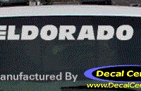 DC08550 Cadillac Eldorado Decal 
