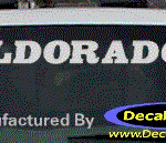 DC08551 Cadillac Eldorado Decal
