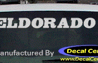DC08551 Cadillac Eldorado Decal 