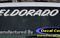 DC08552 Cadillac Eldorado Decal 