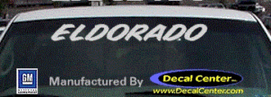DC08552 Cadillac Eldorado Decal