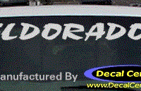 DC08553 Cadillac Eldorado Decal 
