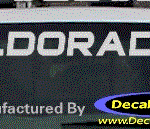 DC08554 Cadillac Eldorado Decal
