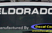 DC08555 Cadillac Eldorado Decal 