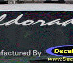 DC08556 Cadillac Eldorado Decal