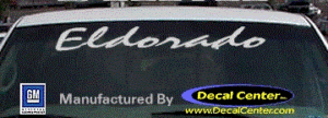 DC08556 Cadillac Eldorado Decal