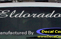 DC08557 Cadillac Eldorado Decal 