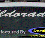 DC08558 Cadillac Eldorado Decal