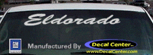 DC08558 Cadillac Eldorado Decal
