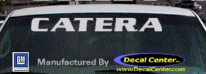 DC08561 Cadillac Catera Decal