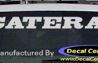 DC08563 Cadillac Catera Decal 