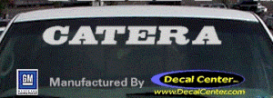 DC08563 Cadillac Catera Decal