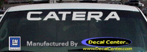 DC08566 Cadillac Catera Decal