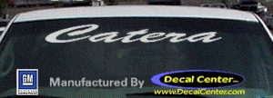 DC08570 Cadillac Catera Decal