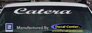 DC08571 Cadillac Catera Decal