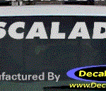 DC08572 Cadillac Escalade Decal