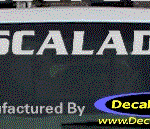 DC08573 Cadillac Escalade Decal