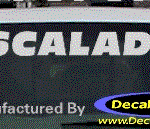 DC08574 Cadillac Escalade Decal