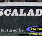 DC08575 Cadillac Escalade Decal