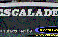 DC08575 Cadillac Escalade Decal 