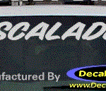 DC08576 Cadillac Escalade Decal