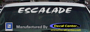 DC08577 Cadillac Escalade Decal