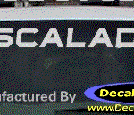 DC08578 Cadillac Escalade Decal