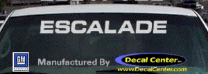DC08579 Cadillac Escalade Decal