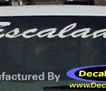 DC08582 Cadillac Escalade Decal