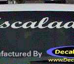 DC08583 Cadillac Escalade Decal