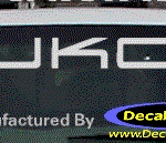 DC09001 GMC Yukon Decal