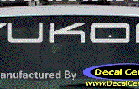 DC09001 GMC Yukon Decal 