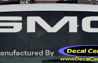 DC09002 GMC Decal 