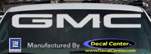 DC09002 GMC Decal