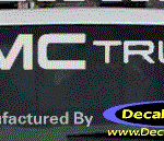 DC09003 GMC Truck Decal