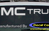 DC09003 GMC Truck Decal 