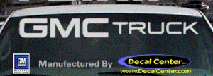 DC09003 GMC Truck Decal