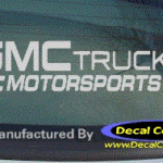 DC09004 GMC Truck Motorsports Decal