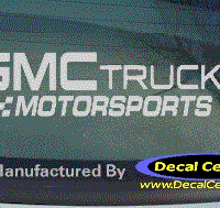 DC09004 GMC Truck Motorsports Decal 