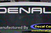 DC09005 GMC Denali Decal 