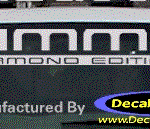 DC09007 GMC Jimmy Diamond Edition Decal