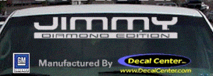 DC09007 GMC Jimmy Diamond Edition Decal