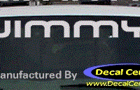DC09008 GMC Jimmy Decal 