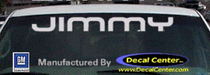 DC09008 GMC Jimmy Decal