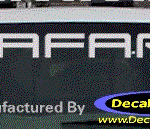DC09009 GMC Safari Decal