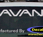 DC09010 GMC Savana Decal
